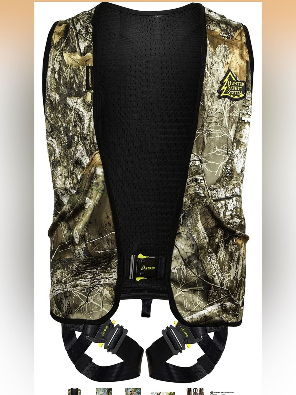 New Hunter Safety System TreeStalker II Harness Lightweight Tree Stand Safety 2X